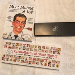 2 TheBalm And 1 E.L.F Palette(s)